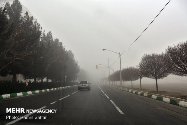 مه غلیظ جاده های استان زنجان را پوشانده است|ابهر من | بزرگترین مرجع اخبار شهر ابهر